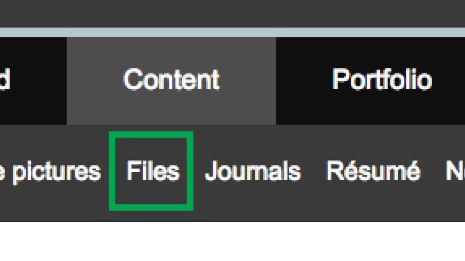 Content > Files