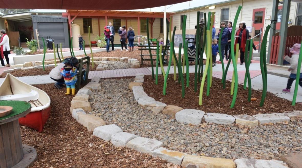 New nursery/toddler playground at UPCCC; photo Tongbo Sun
