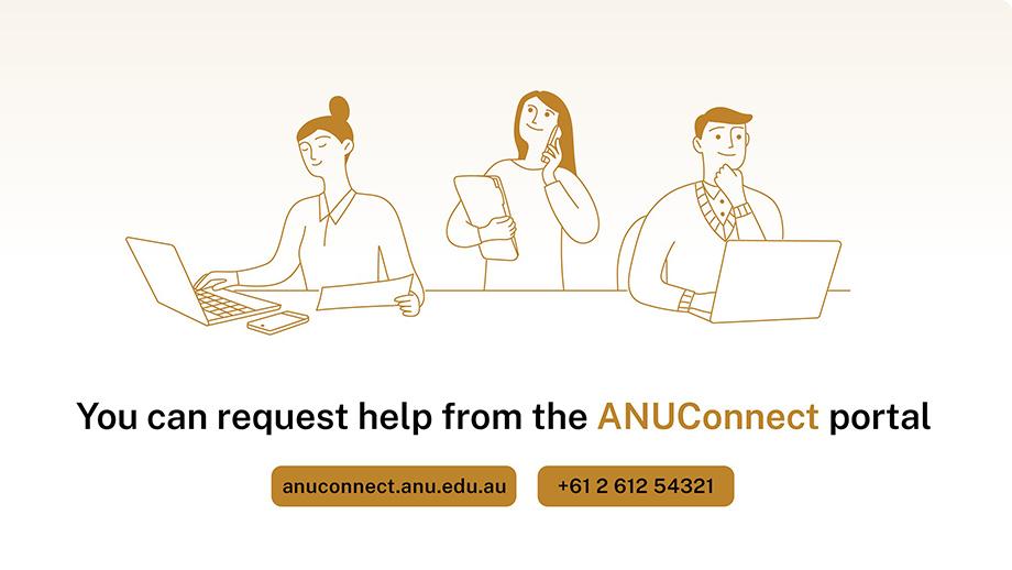 ANU connect banner